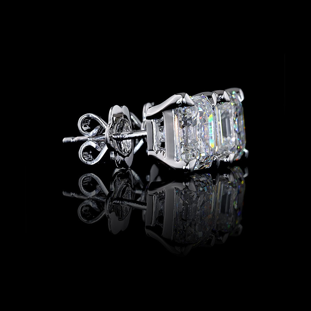 Luxe Lab Grown Diamond Asscher Studs