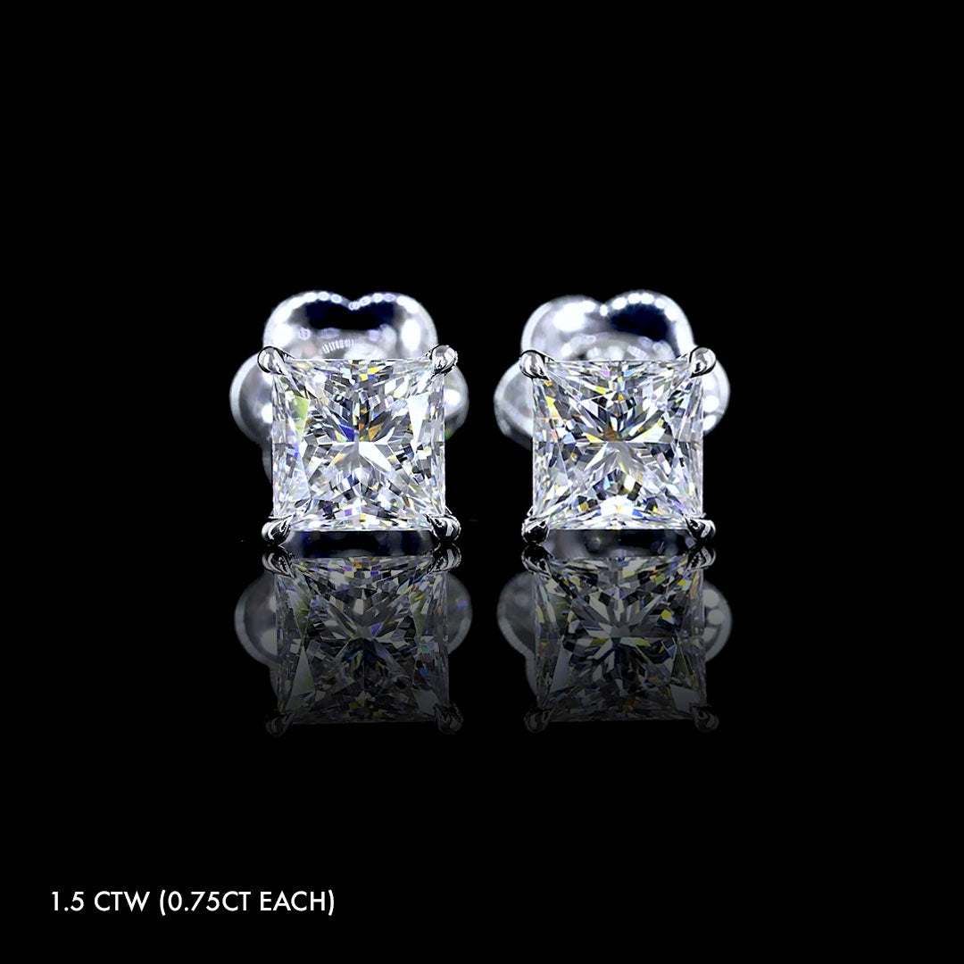 Petite Lab Grown Diamond Princess Studs