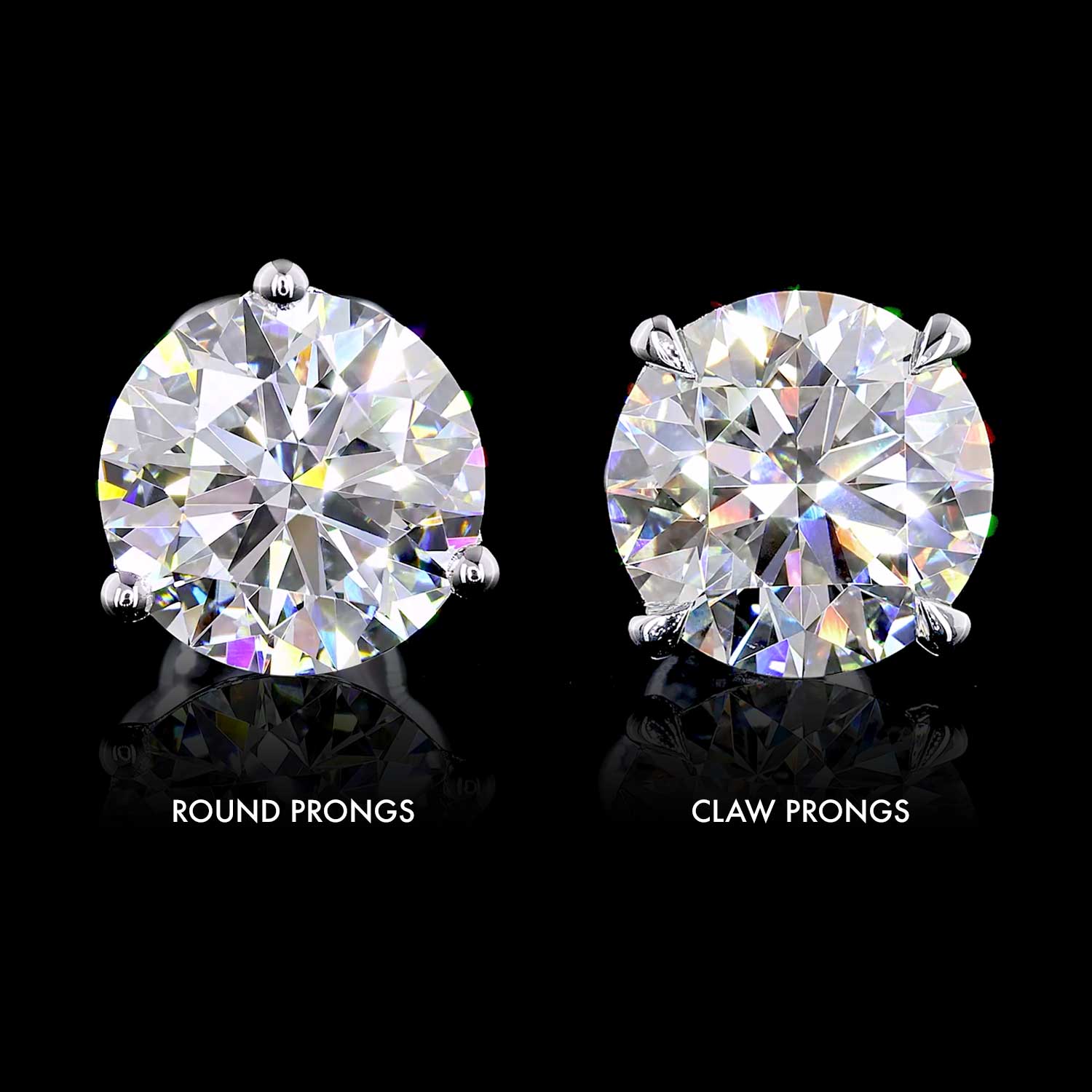 Classic Lab Grown Diamond Round Studs