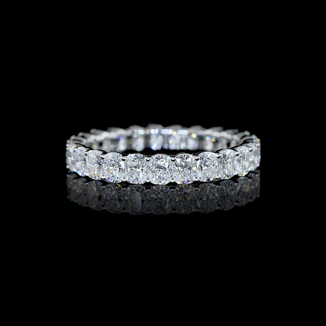 2 CTW Cushion Lab Grown Diamond Eternity Band