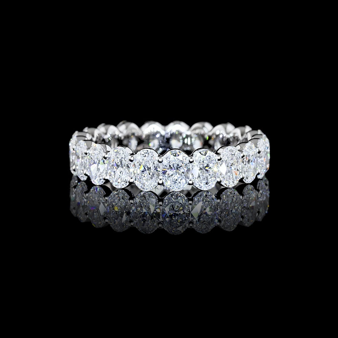 3 CTW Oval Lab Grown Diamond Eternity Band