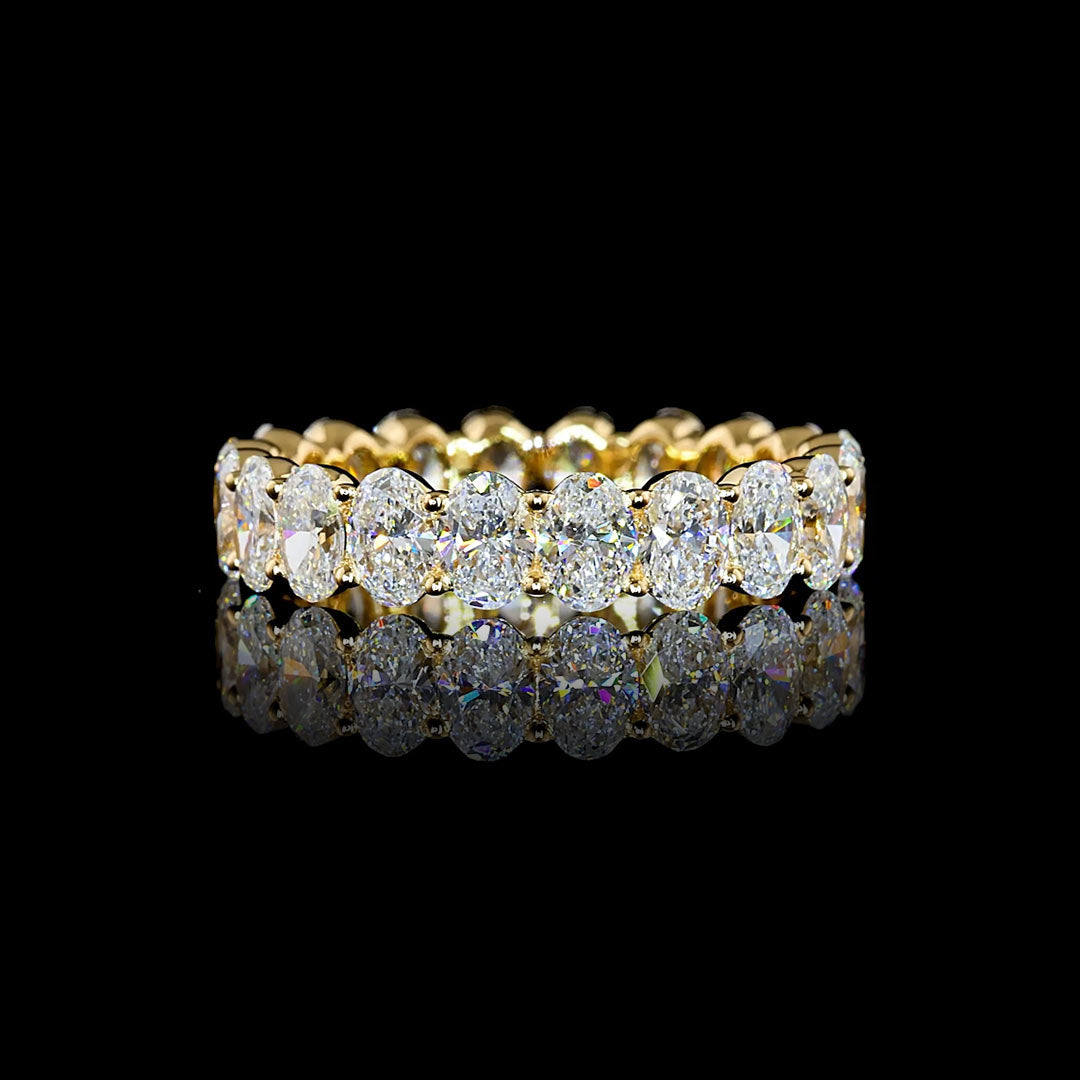 3 CTW Oval Lab Grown Diamond Eternity Band