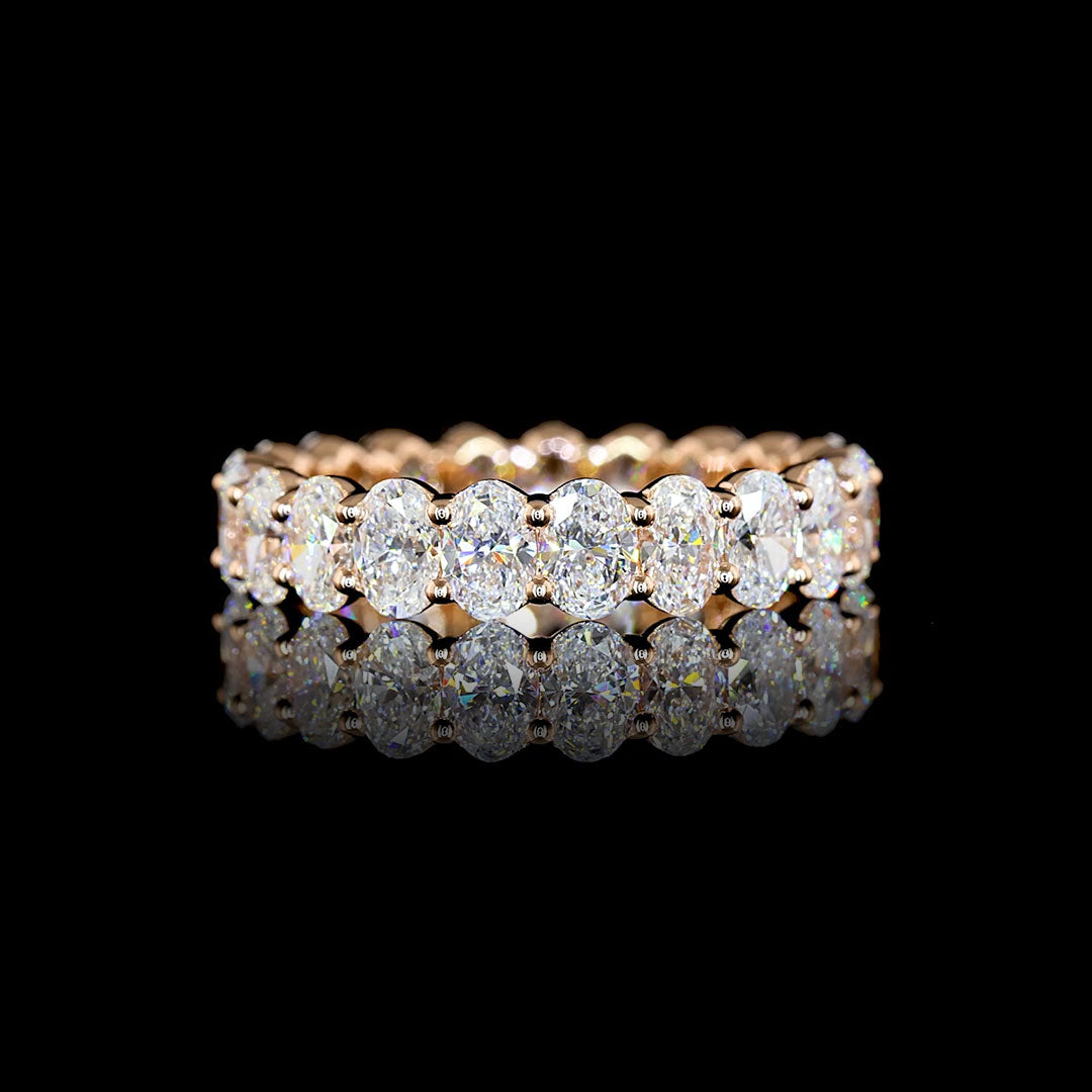 3 CTW Oval Lab Grown Diamond Eternity Band