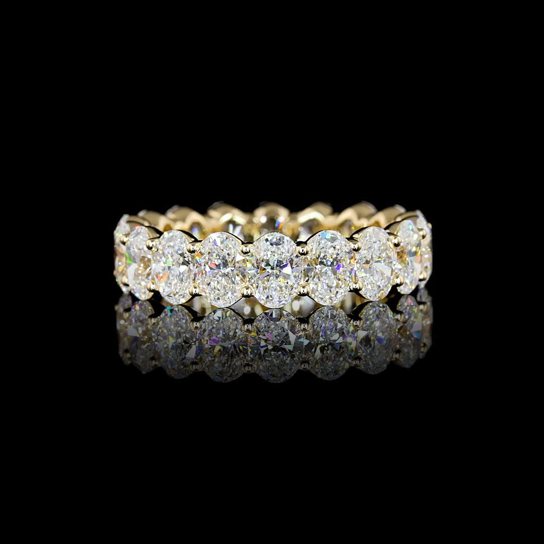 4 CTW Oval Lab Grown Diamond Eternity Band