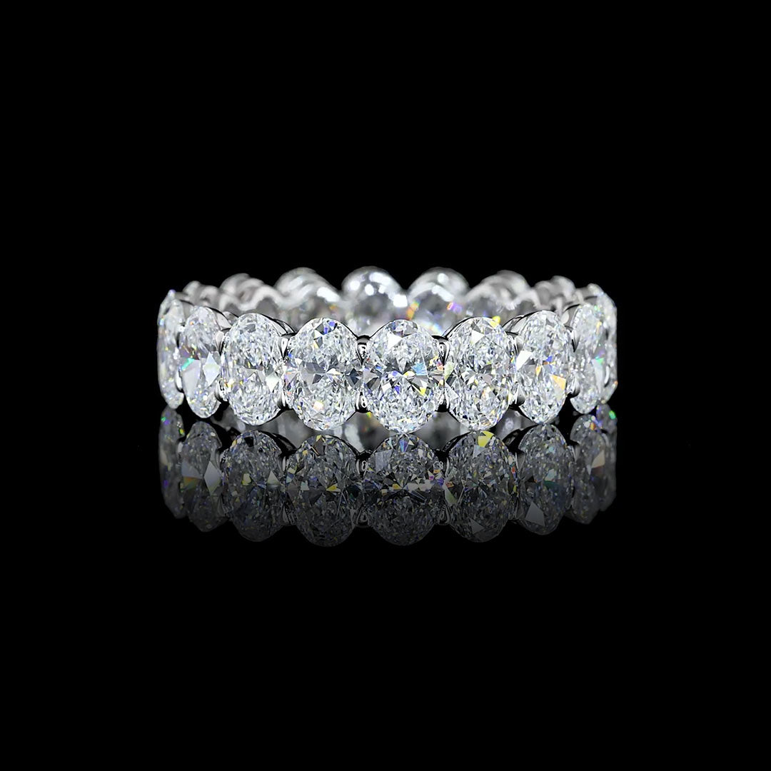 5 CTW Oval Lab Grown Diamond Eternity Band
