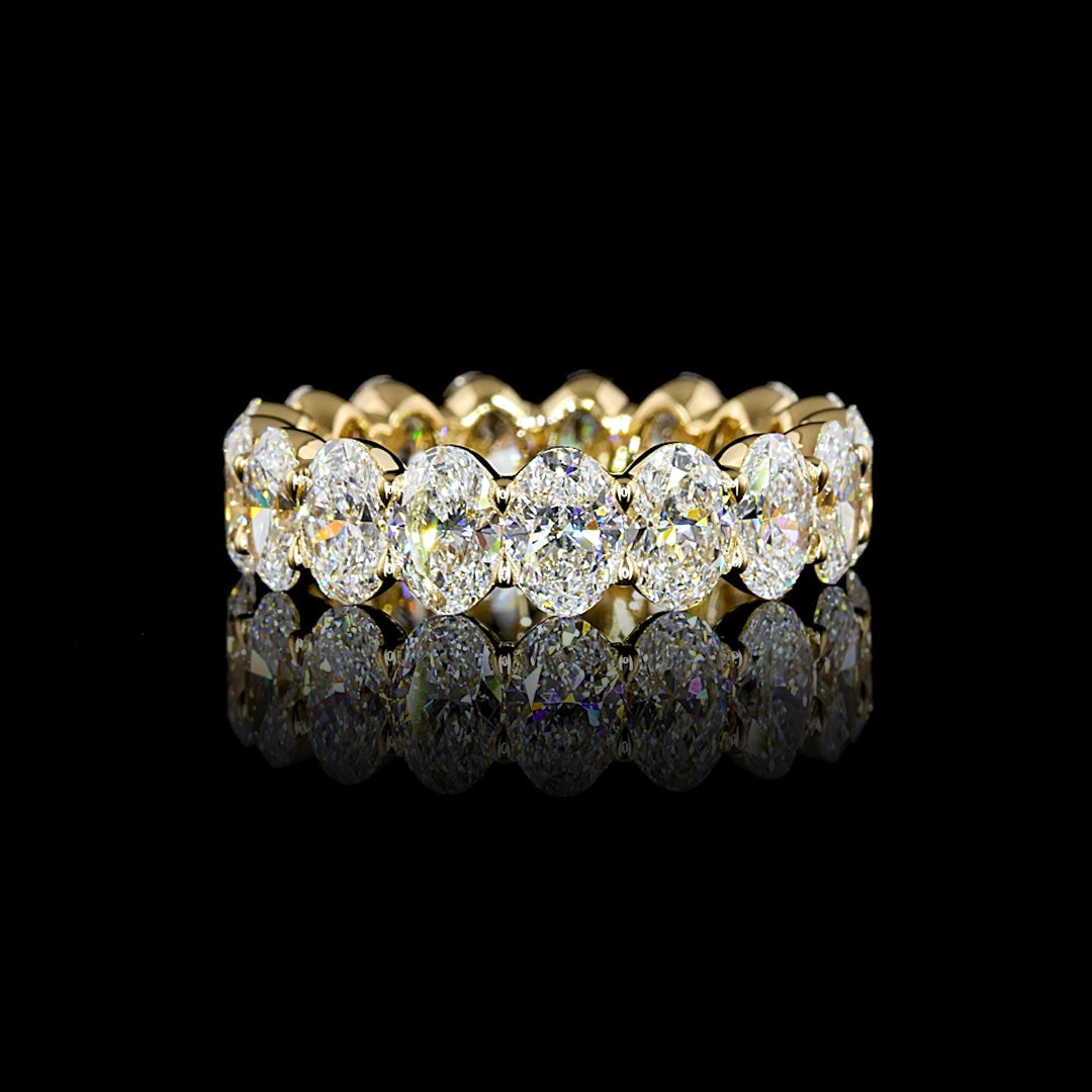 5 CTW Oval Lab Grown Diamond Eternity Band