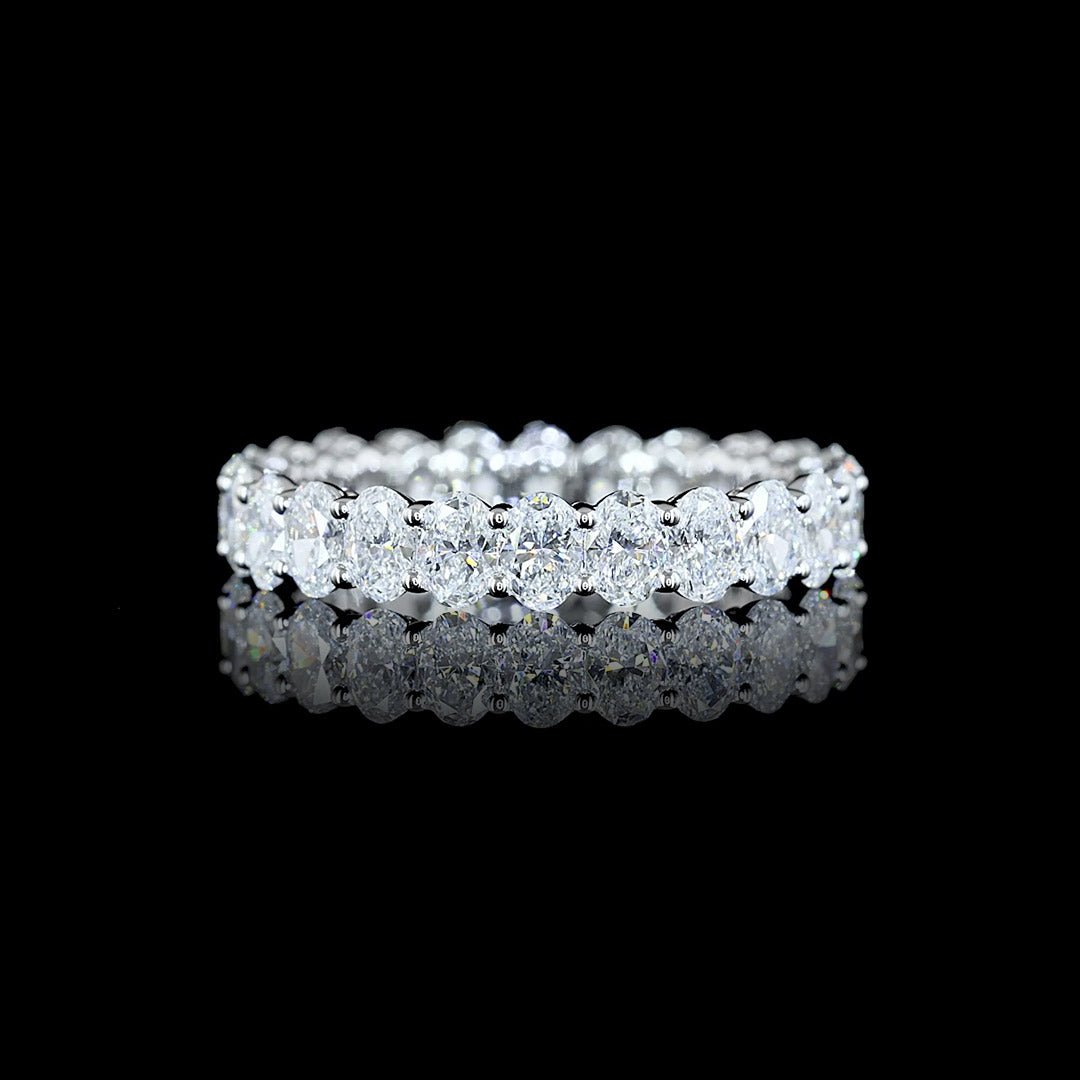 2 CTW Oval Lab Grown Diamond Eternity Band