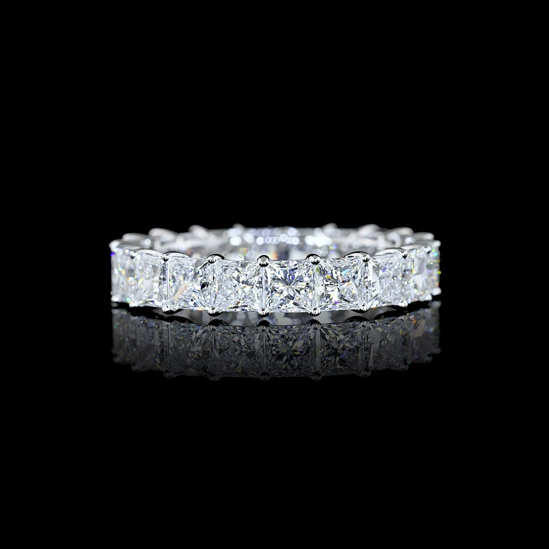 4 CTW Princess Lab Grown Diamond Eternity Band