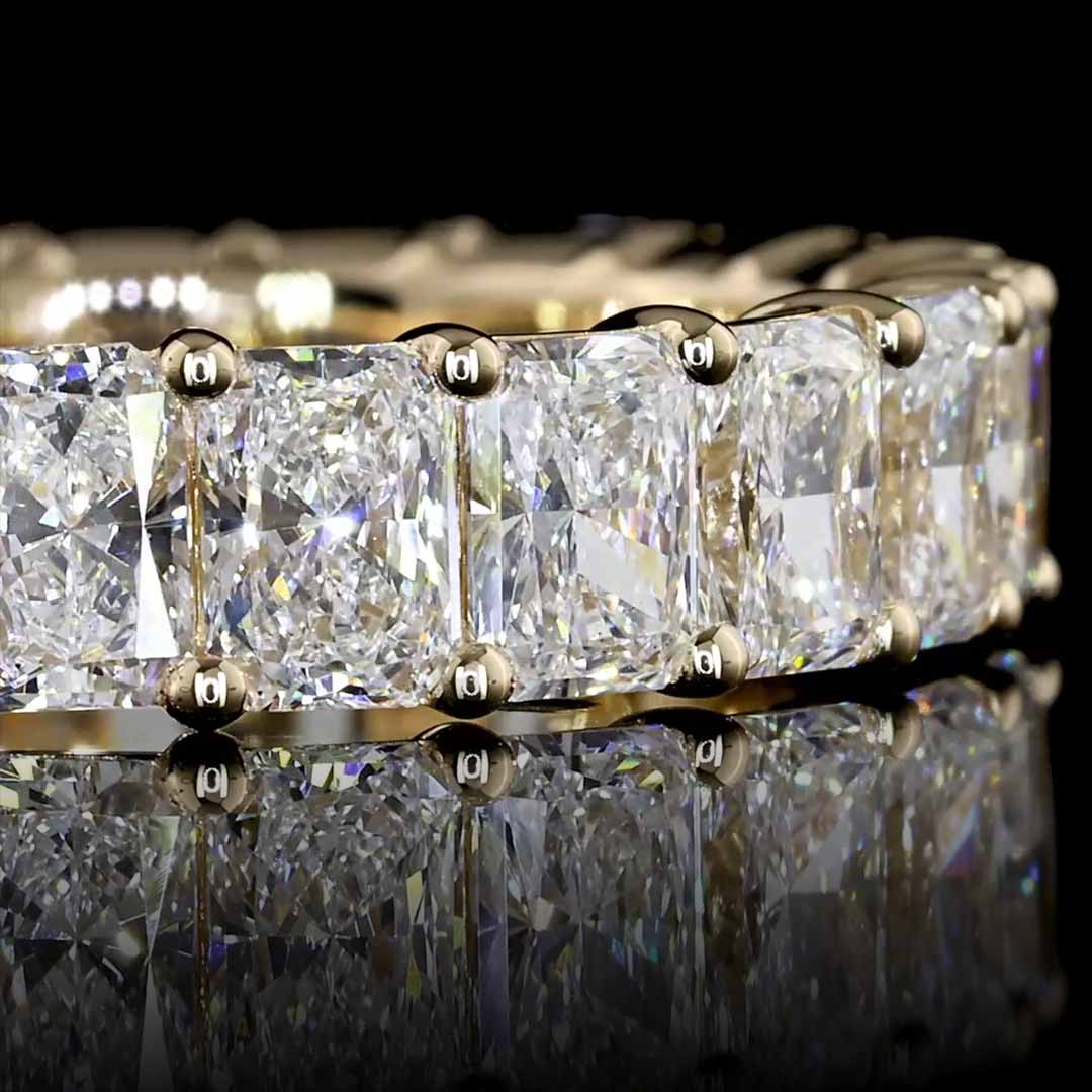5 CTW Radiant Lab Grown Diamond Eternity Band