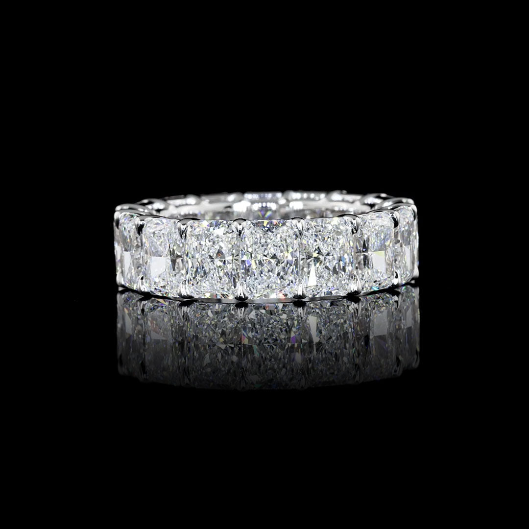 8 CTW Radiant Lab Grown Diamond Eternity Band
