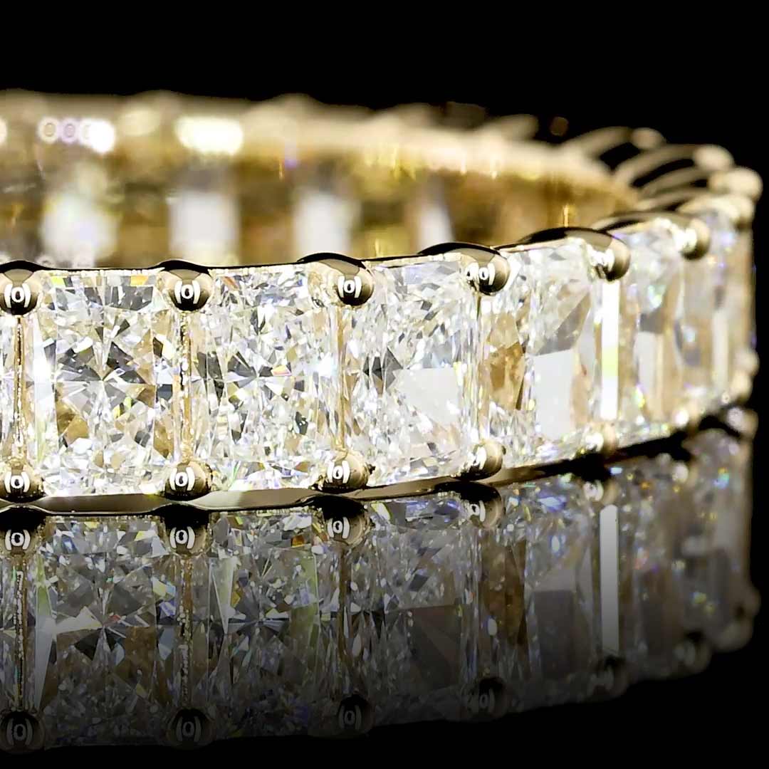 2 CTW Radiant Lab Grown Diamond Eternity Band