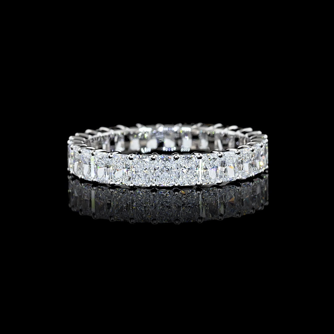 2 CTW Radiant Lab Grown Diamond Eternity Band