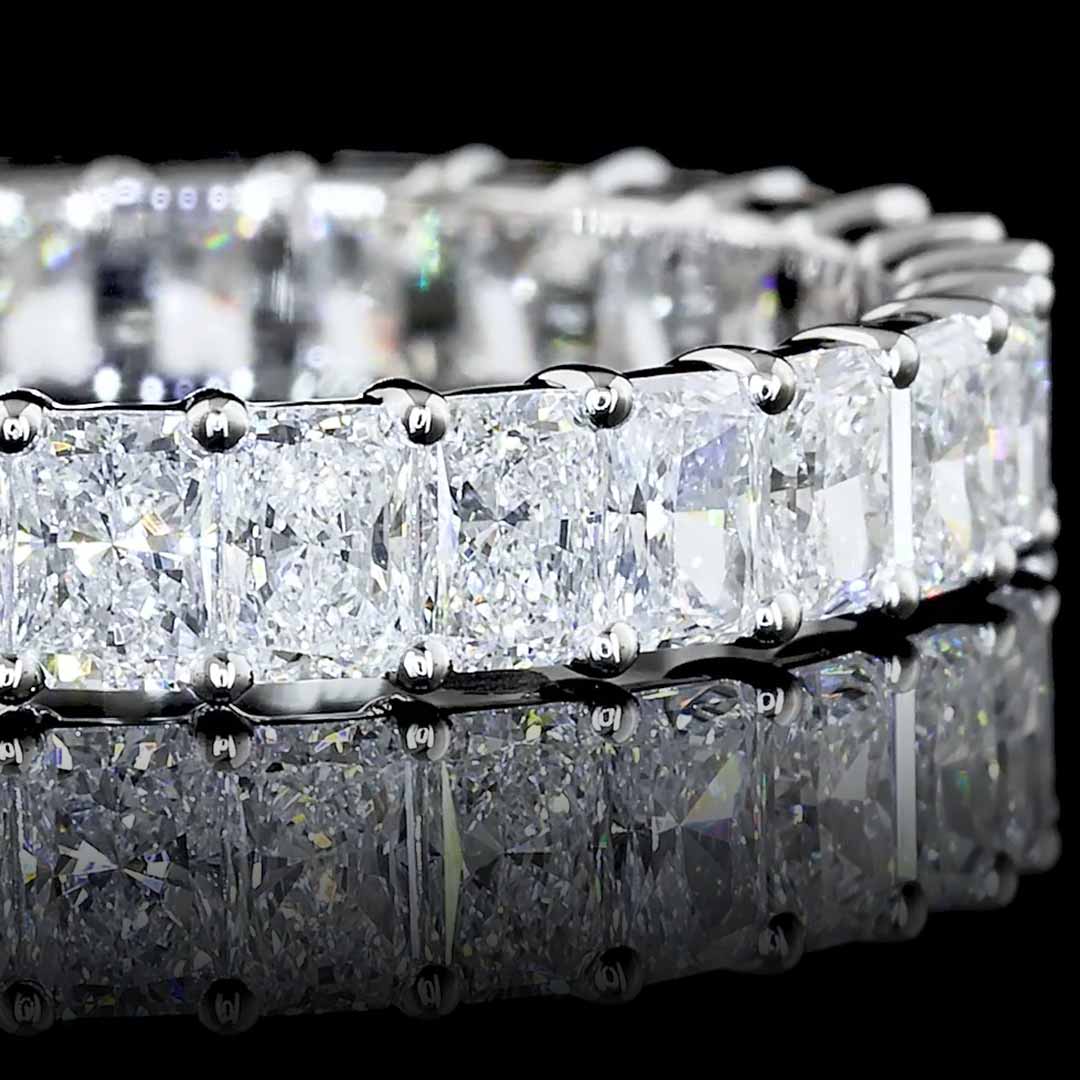 2 CTW Radiant Lab Grown Diamond Eternity Band