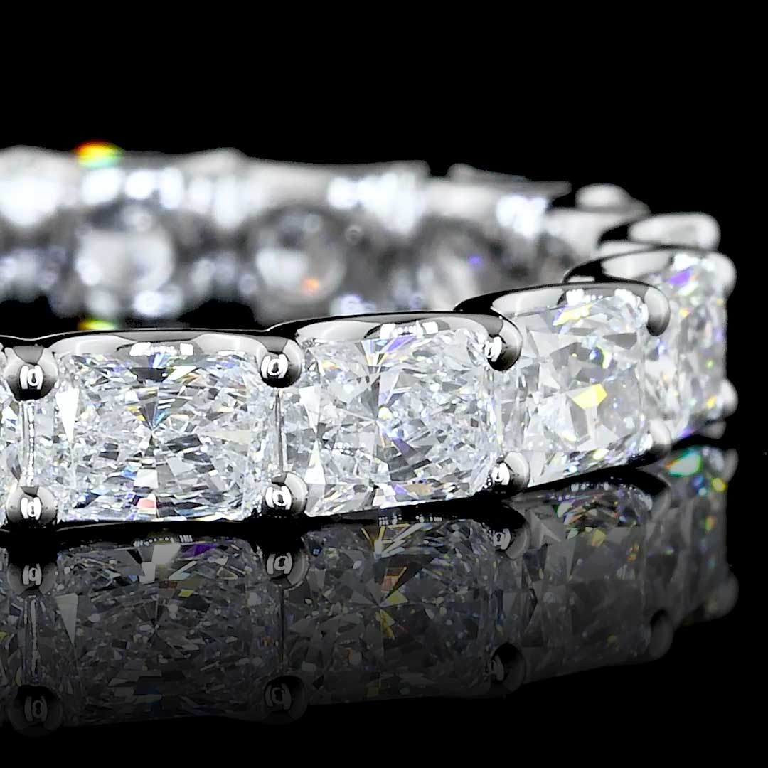 2 CTW East-West Radiant Lab Grown Diamond Eternity Band