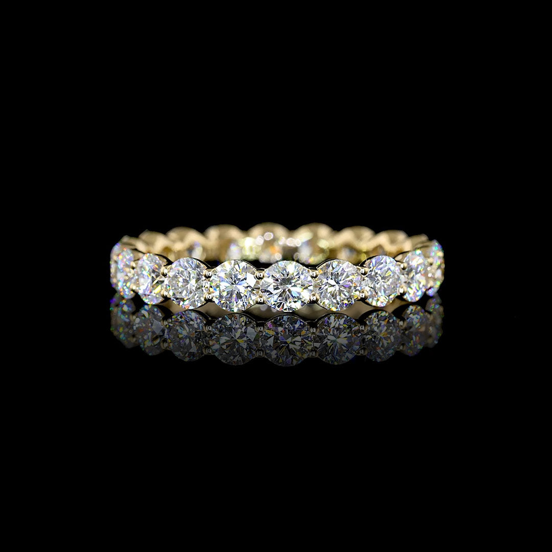 2 CTW Round Lab Grown Diamond Eternity Band