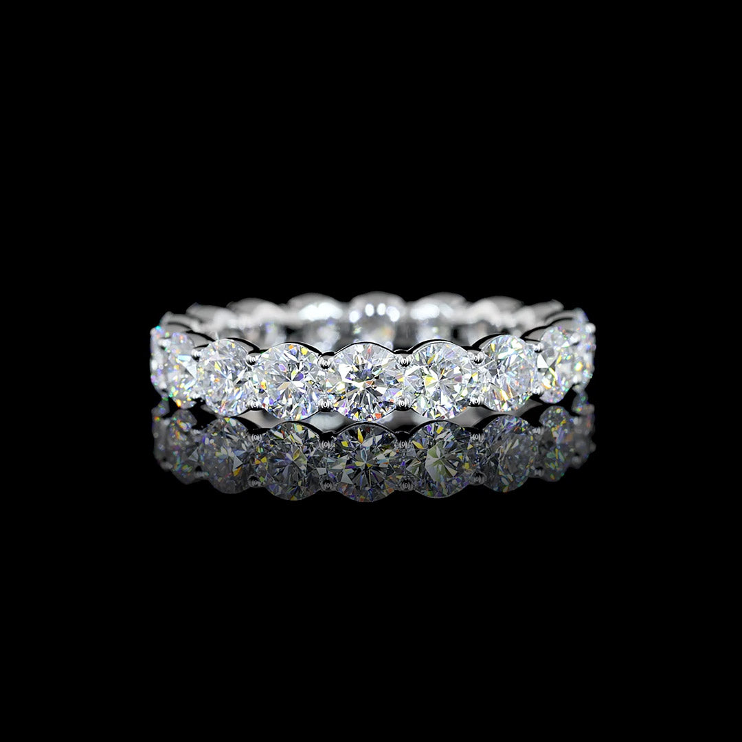 3 CTW Round Lab Grown Diamond Eternity Band