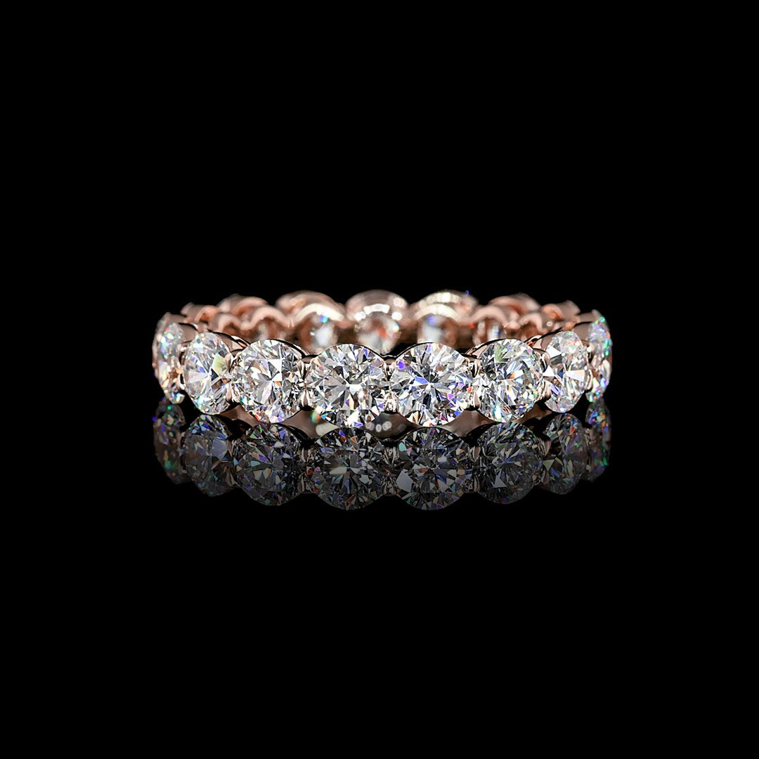 4 CTW Round Lab Grown Diamond Eternity Band