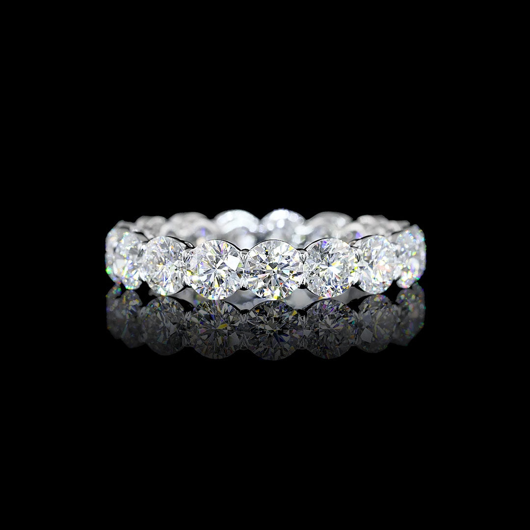 4 CTW Round Lab Grown Diamond Eternity Band