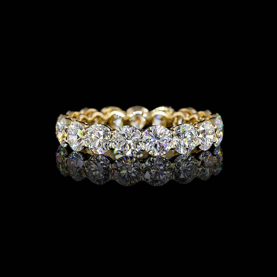 4 CTW Round Lab Grown Diamond Eternity Band