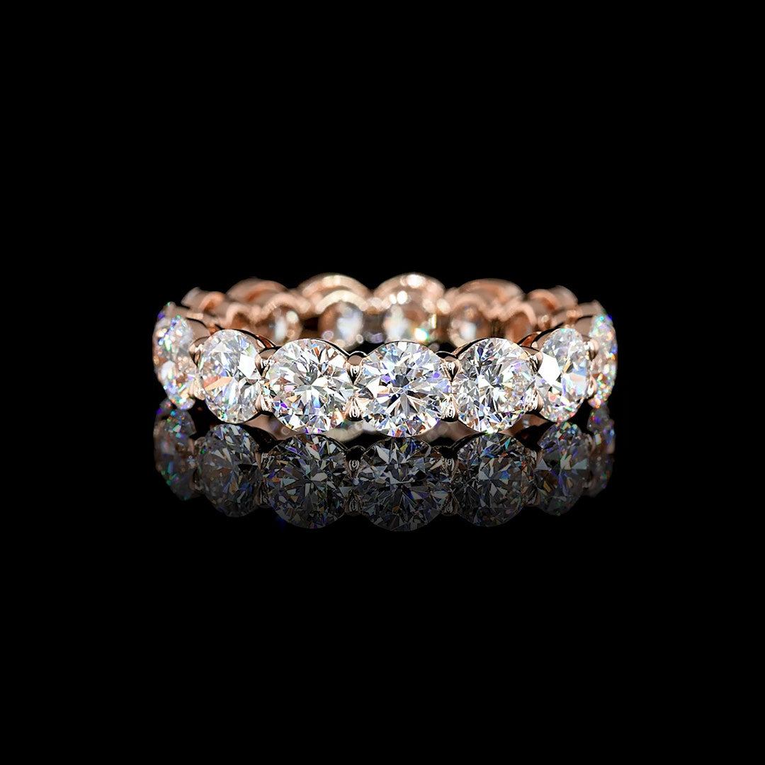 5 CTW Round Lab Grown Diamond Eternity Band