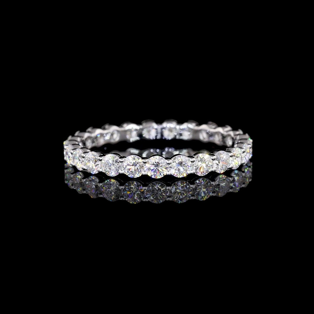1 CTW Round Lab Grown Diamond Eternity Band