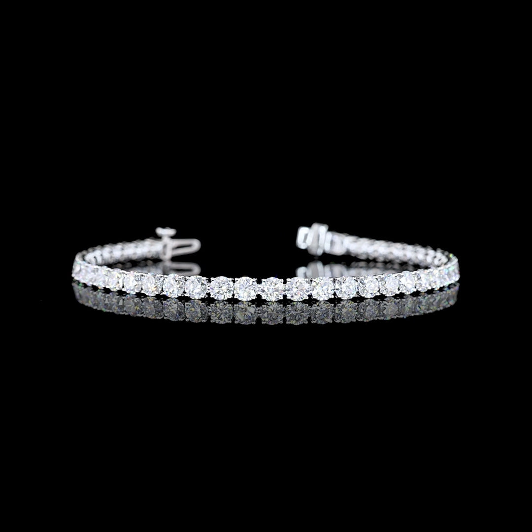 8 CTW Round Lab Grown Diamond Tennis Bracelet