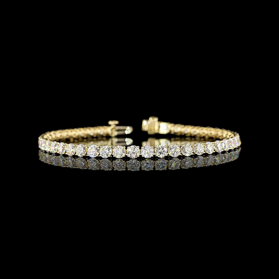 9 CTW Round Lab Grown Diamond Tennis Bracelet