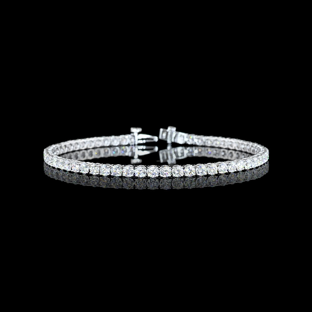 5 CTW Round Lab Grown Diamond Tennis Bracelet