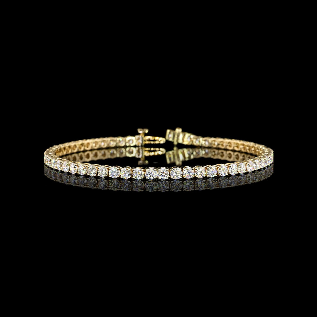 5 CTW Round Lab Grown Diamond Tennis Bracelet