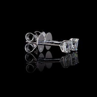 Mini Lab Grown Diamond Asscher Studs