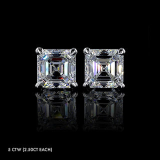 Luxe Lab Grown Diamond Asscher Studs