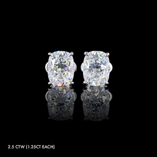 Classic Lab Grown Diamond Elongated Cushion Studs