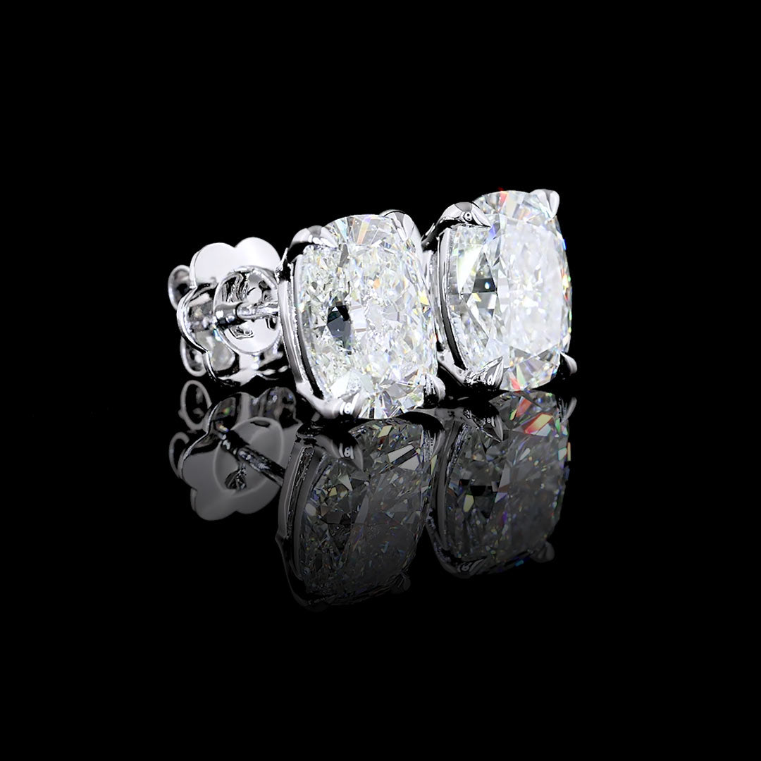 Luxe Lab Grown Diamond Elongated Cushion Studs