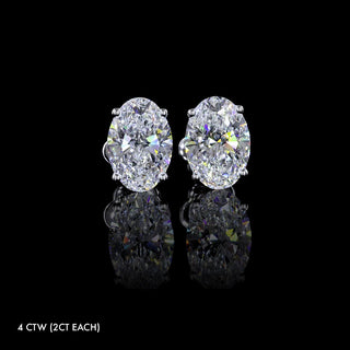 Luxe Lab Grown Diamond Oval Studs