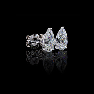 Classic Lab Grown Diamond Pear Studs