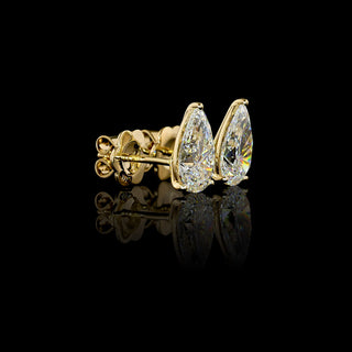 Classic Lab Grown Diamond Pear Studs