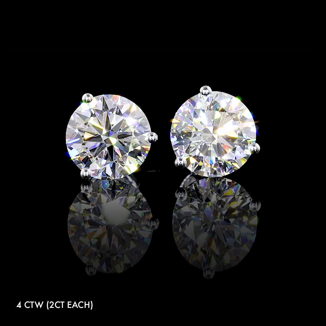 Classic Lab Grown Diamond Round Studs