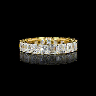 4 CTW Asscher Lab Grown Diamond Eternity Band