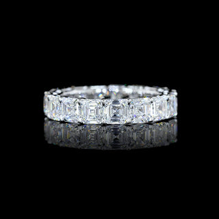 5 CTW Asscher Lab Grown Diamond Eternity Band