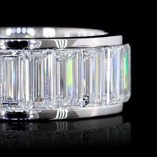 6 CTW Baguette Channel Set Lab Grown Diamond Eternity Band