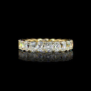 3 CTW Antique Cushion Lab Grown Diamond Eternity Band