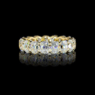 5 CTW Antique Cushion Lab Grown Diamond Eternity Band