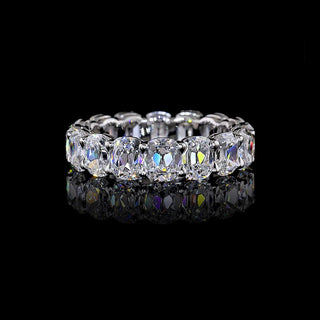 6 CTW Antique Cushion Lab Grown Diamond Eternity Band