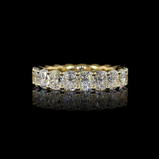 4 CTW Cushion Lab Grown Diamond Eternity Band