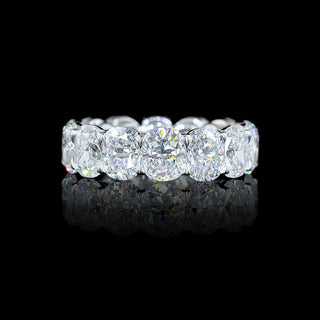 10 CTW Cushion Lab Grown Diamond Eternity Band