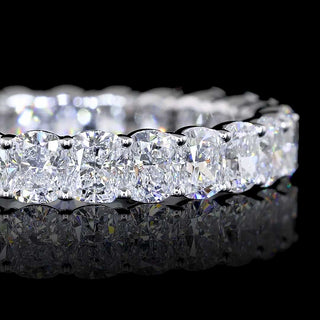 2 CTW Cushion Lab Grown Diamond Eternity Band