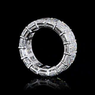 14 CTW Emerald Lab Grown Diamond Eternity Band