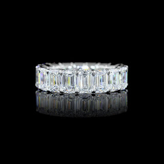6 CTW Emerald Lab Grown Diamond Eternity Band
