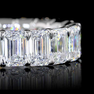 6 CTW Emerald Lab Grown Diamond Eternity Band