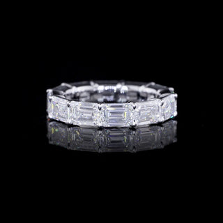 6 CTW East-West Emerald Lab Grown Diamond Eternity Band